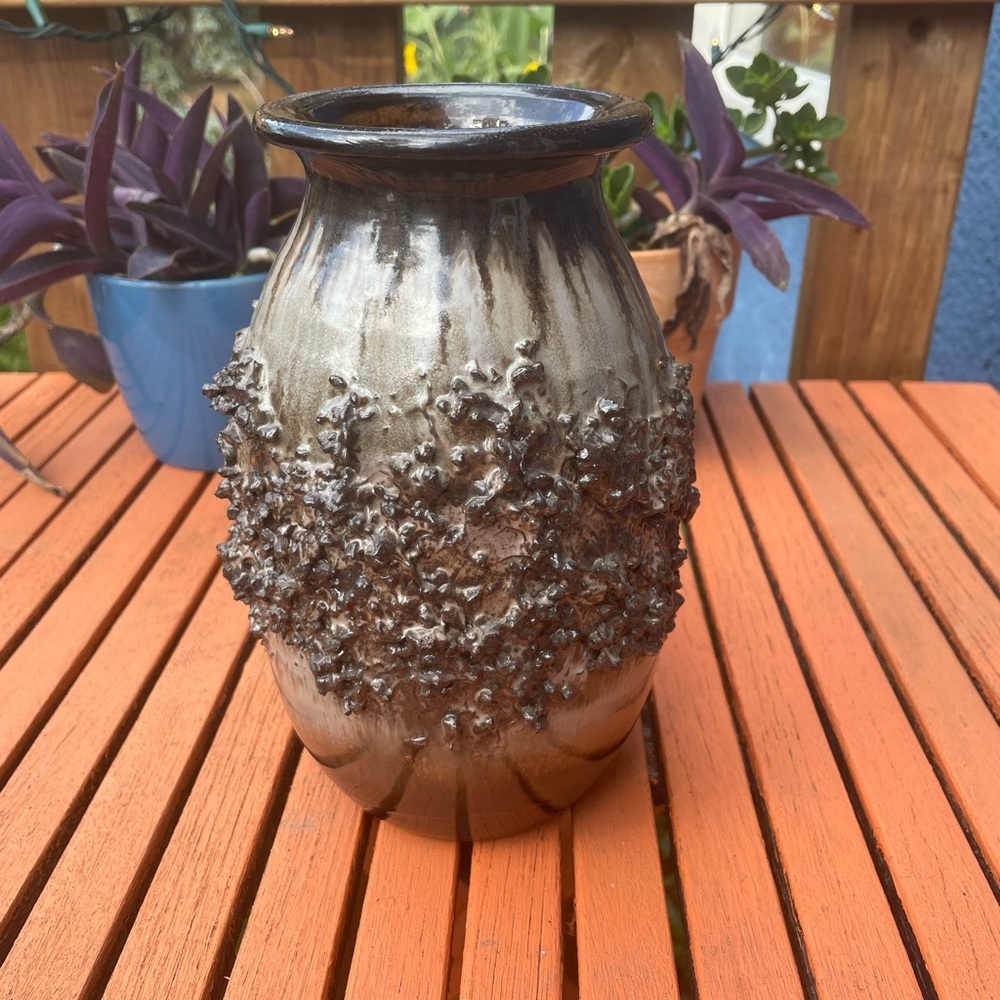 Glit HF Lava Ceramics from Iceland approx 10” tall